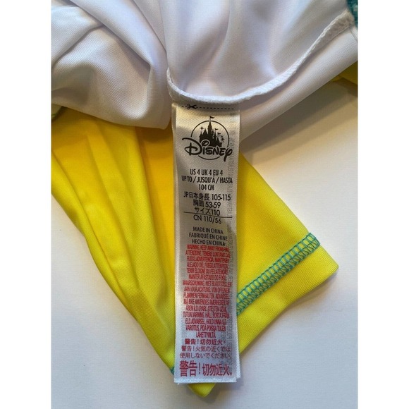 NWT Disney Store Mickey Mouse Rash Guard Top Swim Shirt UPF 50+, Size 4 - Picture 5 of 5